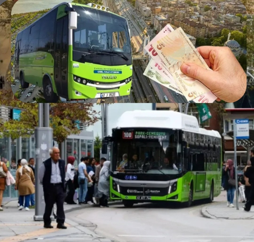 Kocaeli'de Ulaşıma Yüzde 35 Zam Geldi!