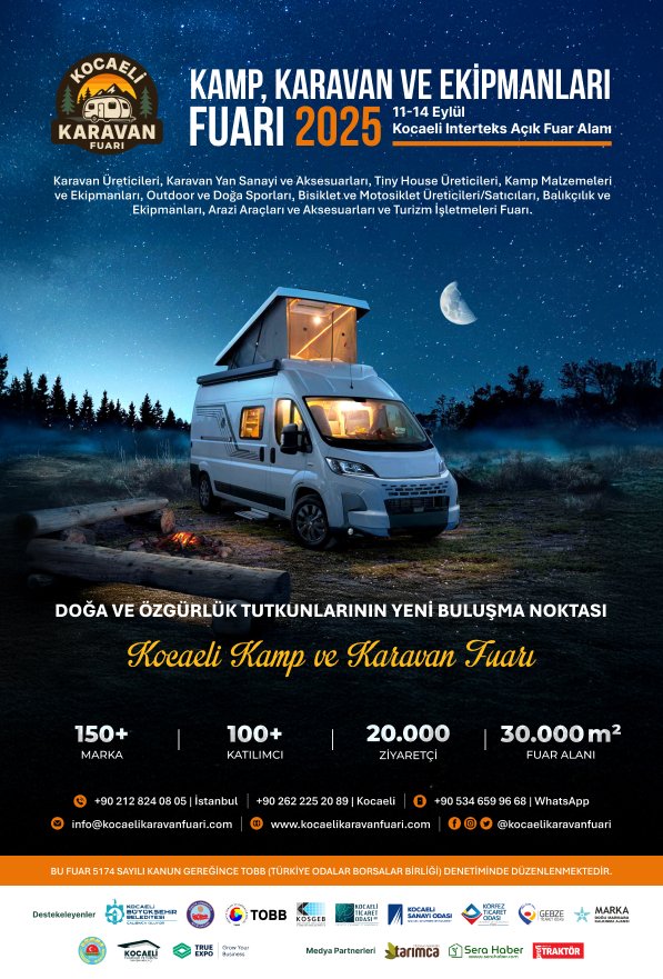 Kocaeli Tarım Ve Karavan Fuarları 11 Eylül’de Kapılarını Açıyor