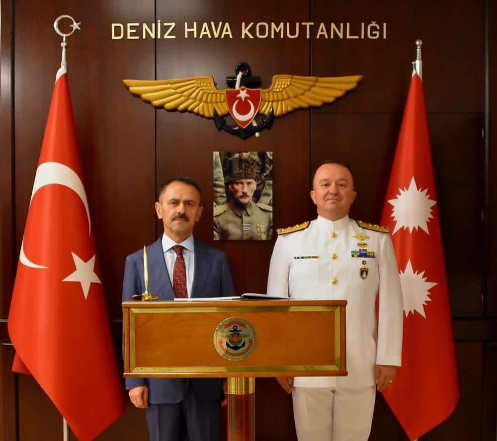 Vali Aktaş’tan Deniz Hava Komutanı Eser’e Hayırlı Olsun Ziyareti