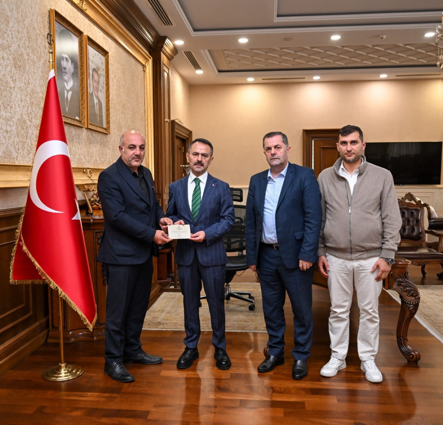 Vali Aktaş’ı Açılışa Davet Ettiler