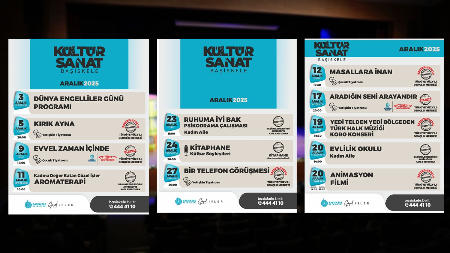 Başiskeleliler 2025’i Kültür Sanatla Uğurlayacak