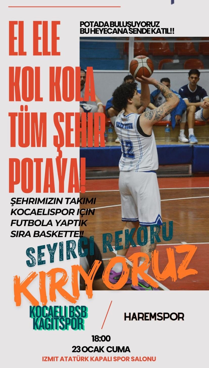 Kocaeli BSB Kağıtspor’da Kritik Maç Öncesi Tribün Çağrısı