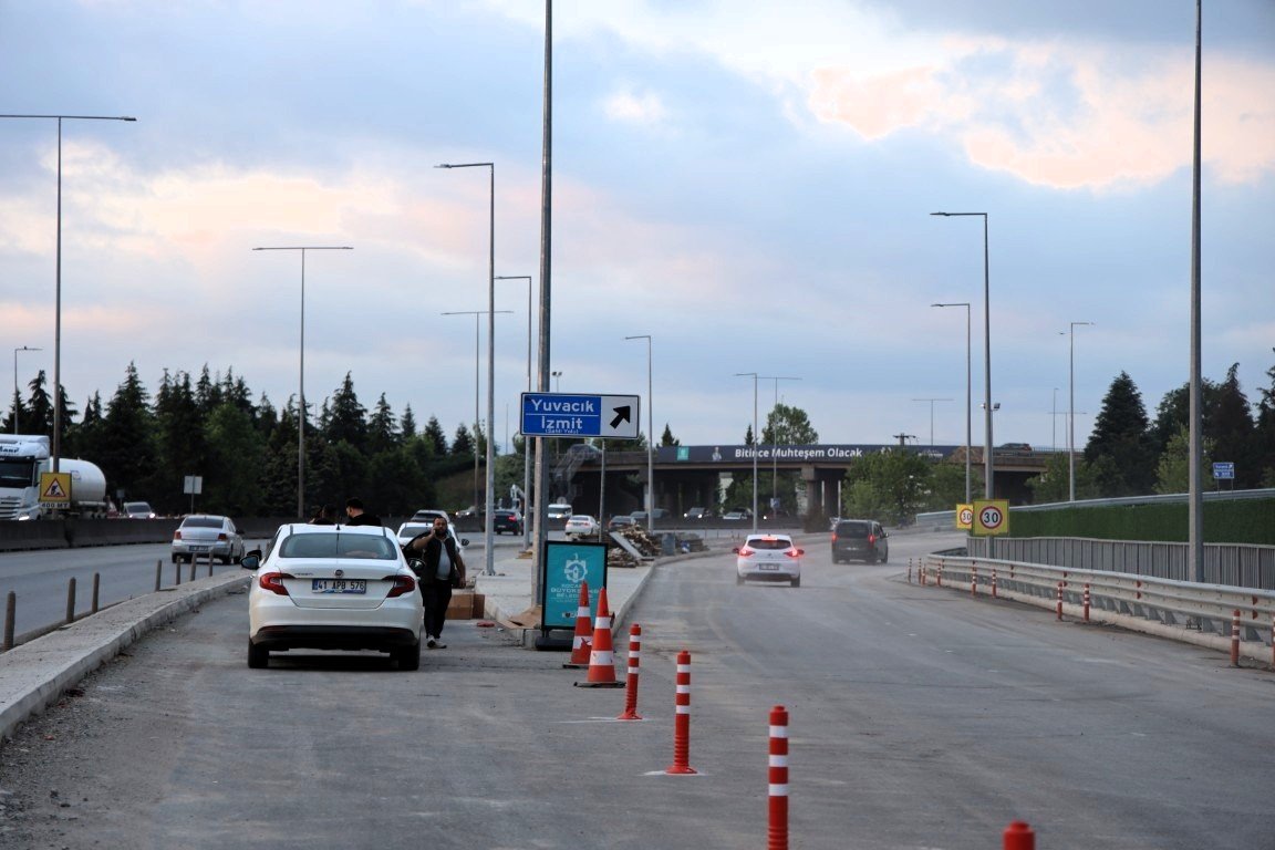 Başiskele’de Trafiği Rahatlatacak Yeni Bağlantı Yolu Açıldı