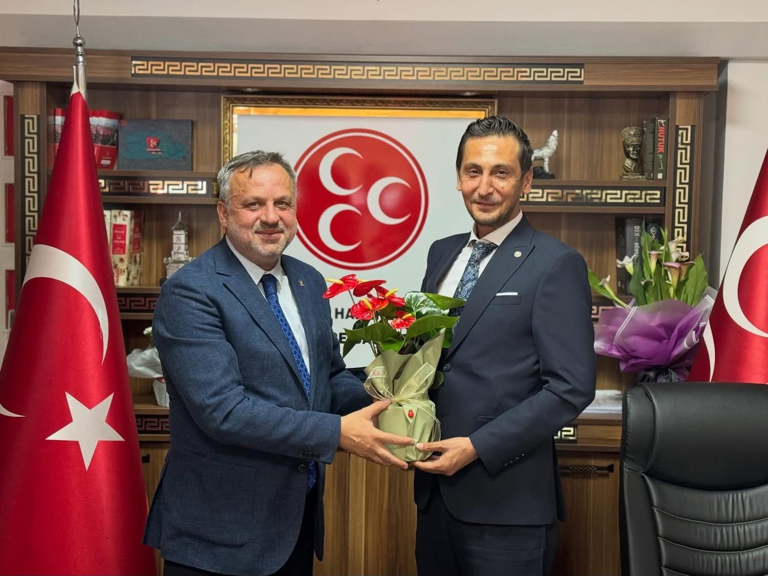 Başkan Dokuzlar’dan Başkan Türeyen’e Hayırlı Olsun Ziyareti