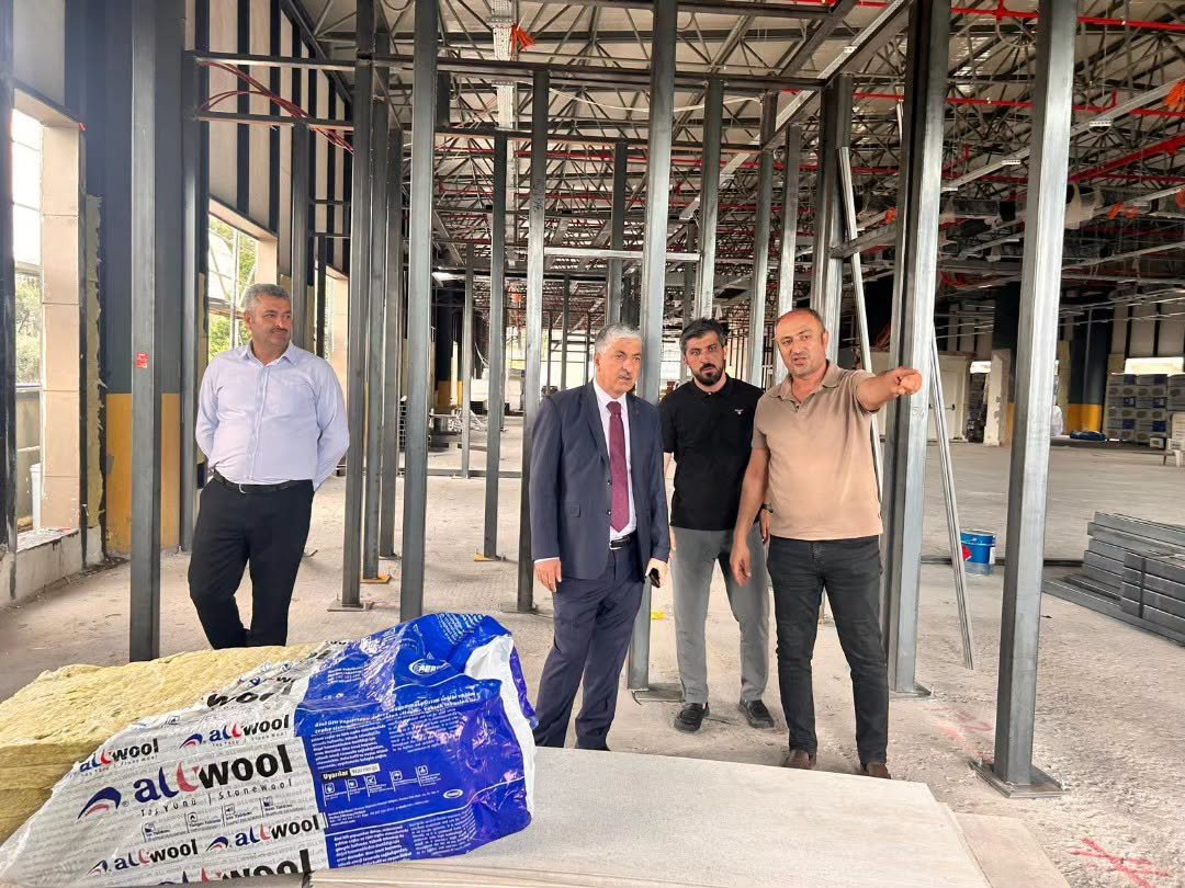 Yeni Belediye Hizmet Binasında Çalışmalar Tüm Hızıyla Sürüyor