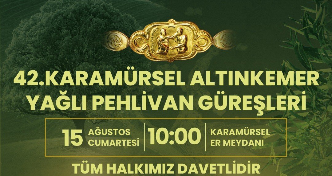 42. Karamürsel Altınkemer Yağlı Pehlivan Güreşleri İçin Geri Sayım Başladı   