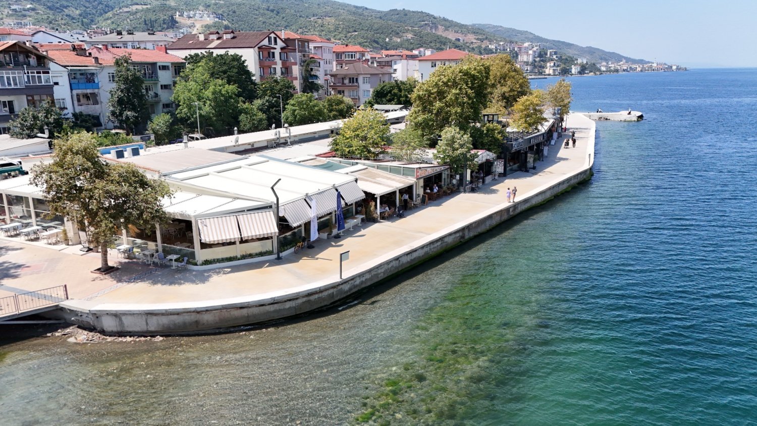 Değirmendere Sahili Dalga Kırıcı Setle Güçlendirildi