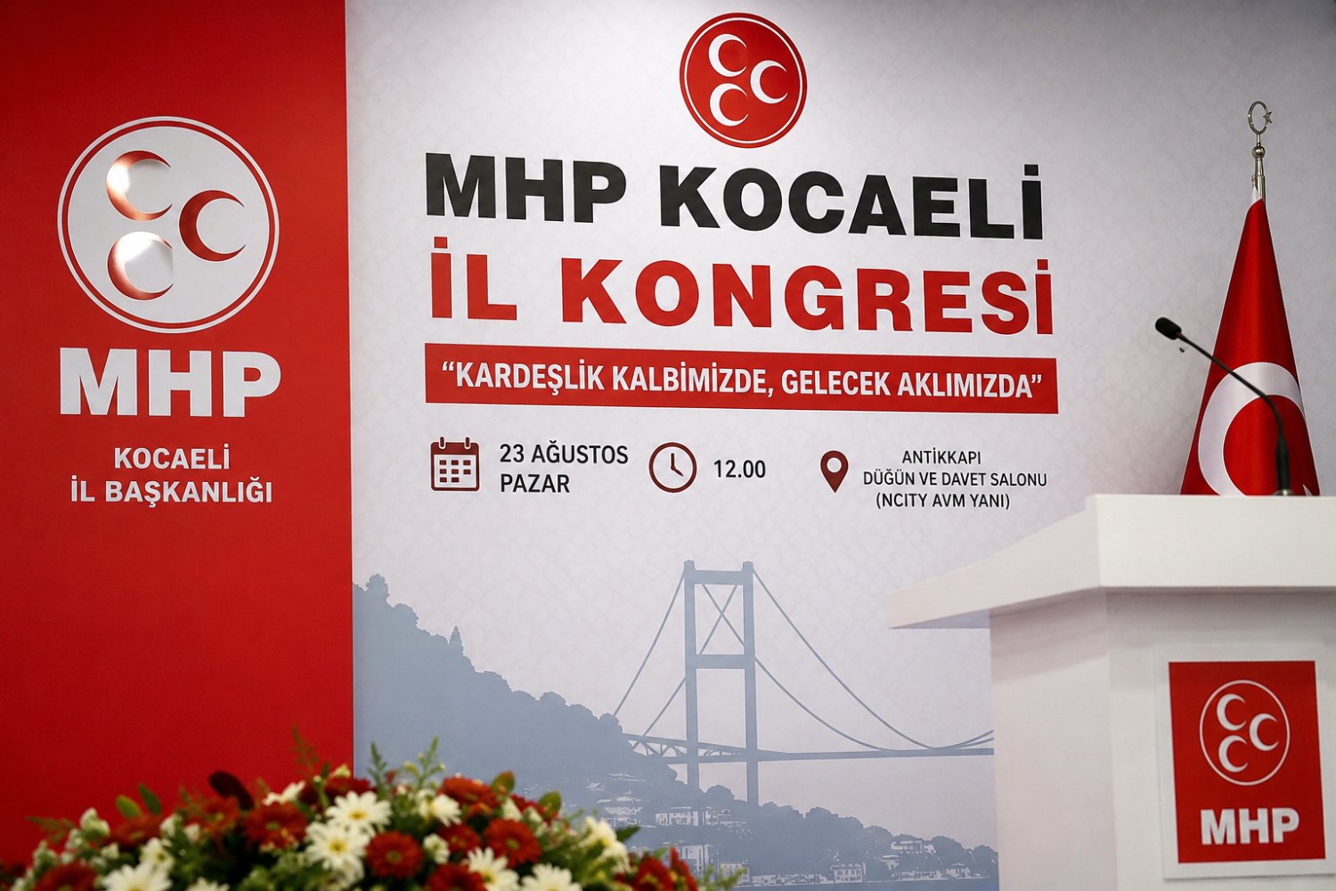 MHP Kocaeli İl Kongresi 23 Ağustos'ta Yapılacak
