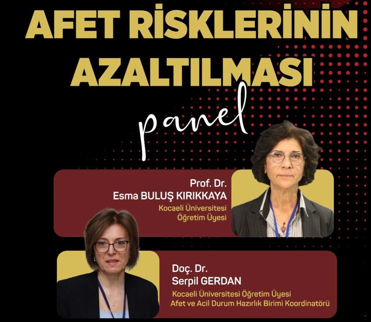 Afet Risklerinin Azaltma Yöntemleri Gölcük’te Anlatılacak